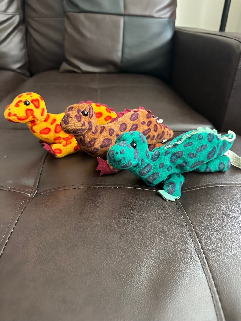 24K Beanie Boppers Fantasaurs Iguanadon Collection (Lot of 3)